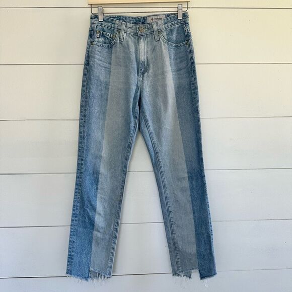 AG Adriano Goldschmied Phoebe 19 Year Splinter Shadow Jeans Size 25R - Picture 1 of 5